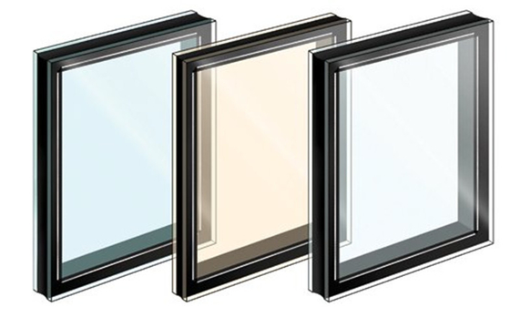 4mm - 25mm Thermal Insulation Glass , Curved Heat Insulating Glass