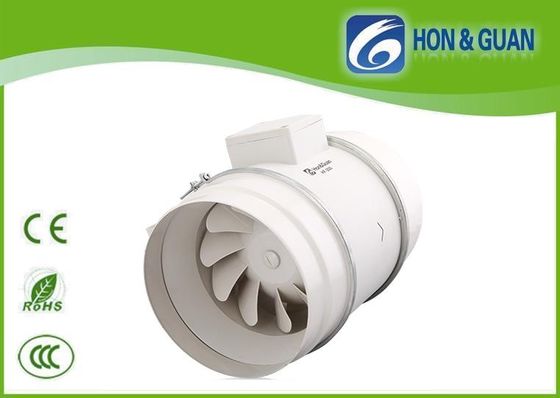 Cucina di Shell Inline Vent Fan For del metallo di HVAC 250mm/ospedale 220V