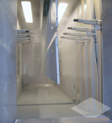 Porte di sicurezza manuali e linea di produzione automatica della mano di trasferimento della pittura di spruzzo
